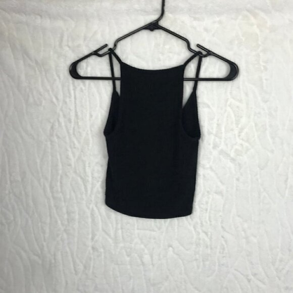 Aritzia  - Community Black Cropped Tank Size XS - Picture 3 of 4
